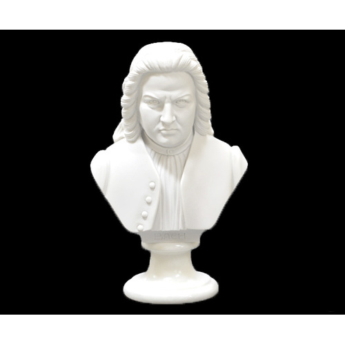 Bust 30cm-Crushed Marble Bach