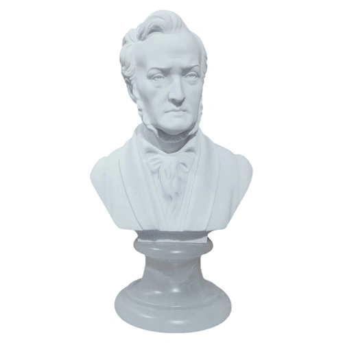 30cm Crushed Marble Wagner Bust