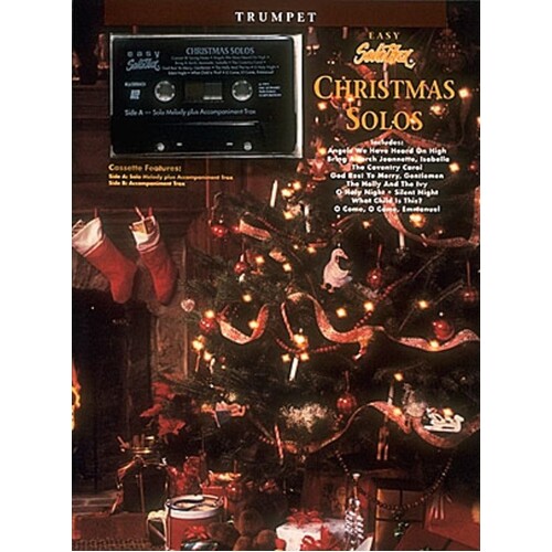 Christmas Solos Easy SoloTrax Trumpet Book/Cass (Book/Cassette)
