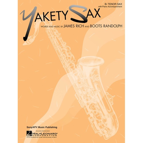 Yakety Sax Tenor Sax/Piano S/S (Sheet Music)