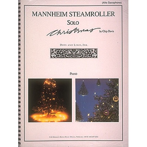 Mannheim Steamroller Solo Christmas Alto Sax/Piano (Softcover Book)