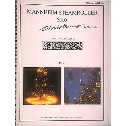 Mannheim Steamroller Solo Christmas clarinet Piano (Softcover Book)