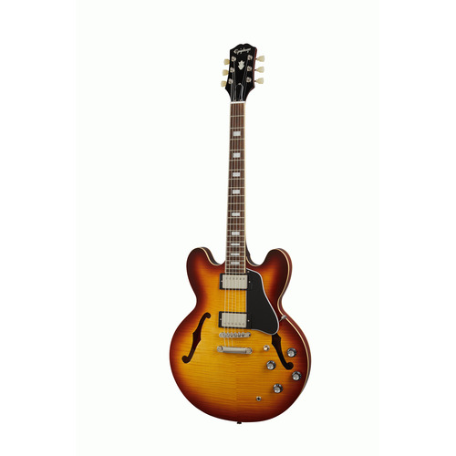 Epiphone ES-335 Figured Electric Guitar Semi-Hollow Raspberry Tea Burst - EIES335FRTBNH1