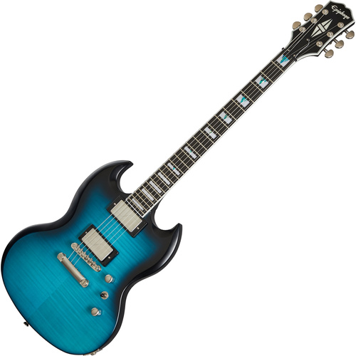 Epiphone SG Prophecy Electric Blue Tiger