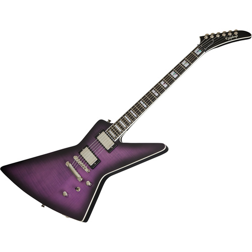 Epiphone Prophecy Extura Electric Guitar Purple Tiger Aged Gloss