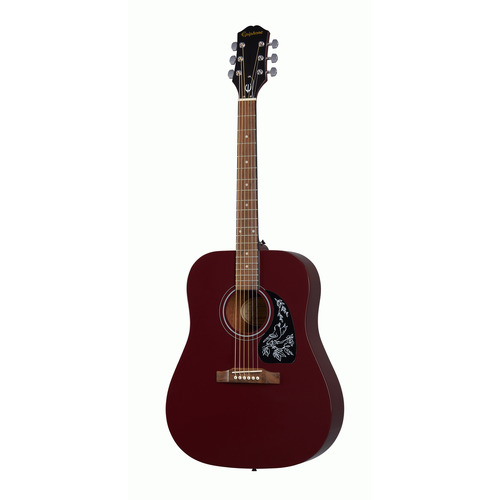 Epiphone Starling Square Shoulder Dreadnought Wine Red