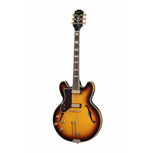 Epiphone Sheraton Frequensator Vintage Sunburst Left-Handed Guitar