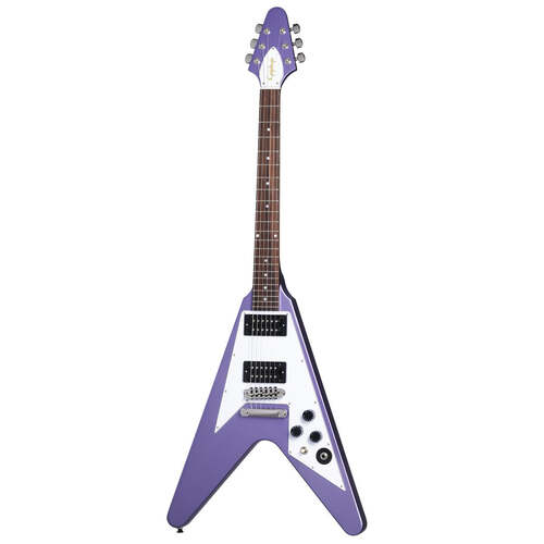 Epiphone Kirk Hammett Signature 1979 Flying V Electric Guitar Purple w/ Case - EIGCKH79FVPRMNH1