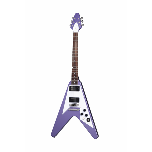Epiphone Kirk Hammett 1979 Flying V Electric Guitar with Case - Purple