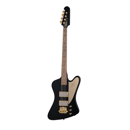Epiphone Rex Brown Signature Thunderbird Bass Guitar Ebony w/ Hardcase - EIGTB4RBEBGH1