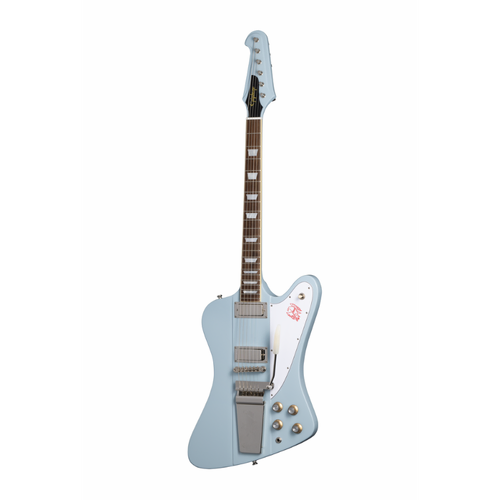 Epiphone 1963 Firebird V Maestro Guitar with Case Frost Blue