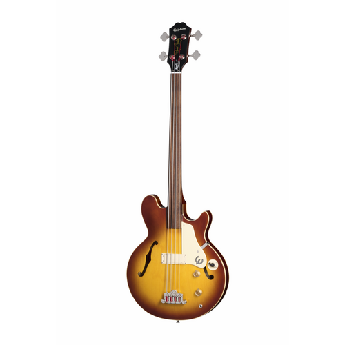 Epiphone Jack Casady Fretless Bass Aged Royal Tan