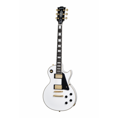 Epiphone Les Paul Custom with Hard Case, Alpine White