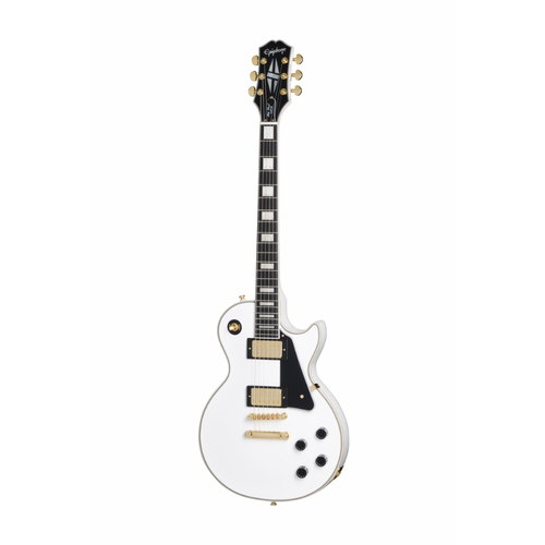 Epiphone Les Paul Custom with Premium Bag, Alpine White