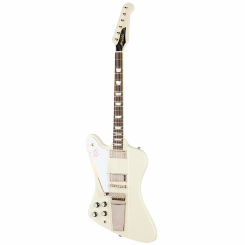 Epiphone 1963 Firebird V Maestro Polaris White Left-Handed