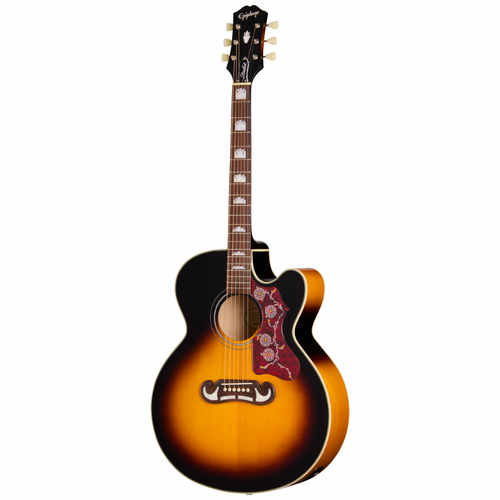 Epiphone J-200 Studio EC Acoustic Guitar Vintage Sunburst