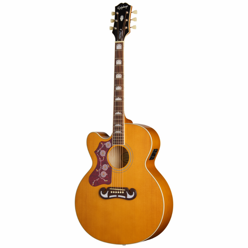 Epiphone J-200 Studio EC Left-Handed Acoustic Guitar Natural