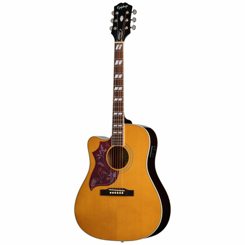 Epiphone Hummingbird Studio EC Natural Left Handed Acoustic Guitar