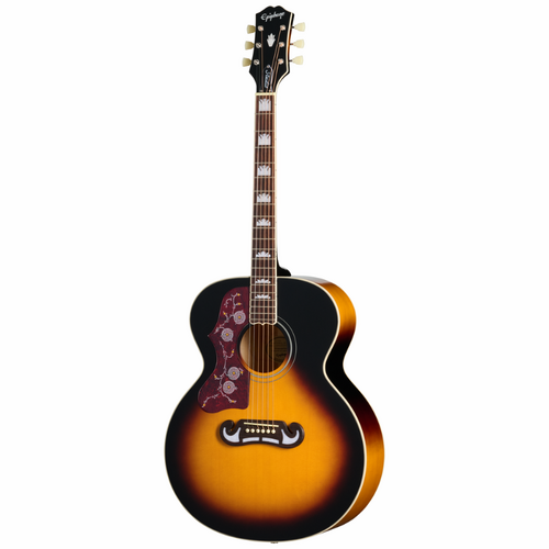 Epiphone J-200 Studio Vintage Sunburst Left-Handed Acoustic Guitar