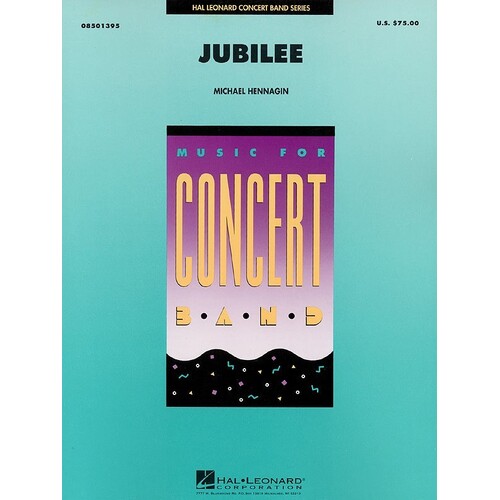 Jubilee For Concert Band Scb4-5 (Music Score/Parts)