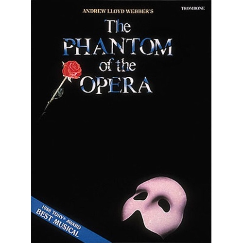Phantom of the Opera Trombone Sheet Music by Hal Leonard - 9 Songs, 16 Pages