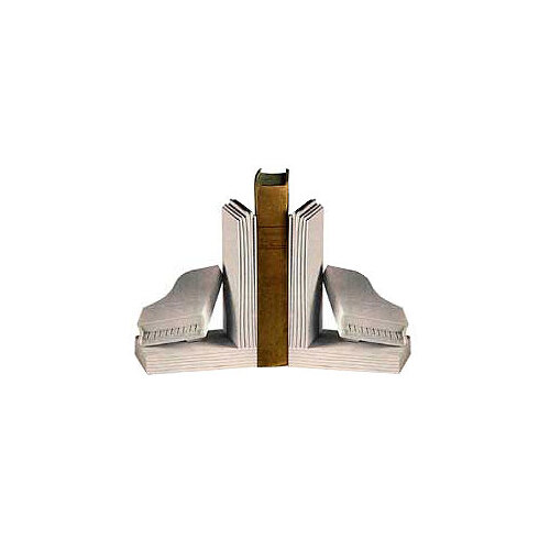 Piano Bookends - One Pair, Alabaster and Marble Powder, Artisan Made in Volterra, Italy