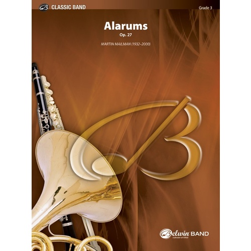 Alarums For Band Op 27 Concert Band Gr 3.5