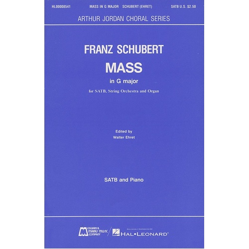 Mass G Latin SATB (Octavo)