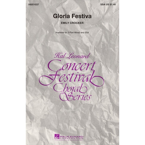 Gloria Festiva SSA (Octavo)