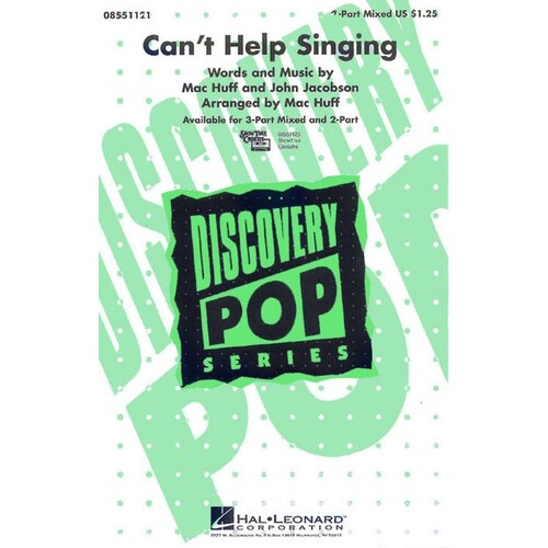Cant Help Singing 3 Pt Mixed