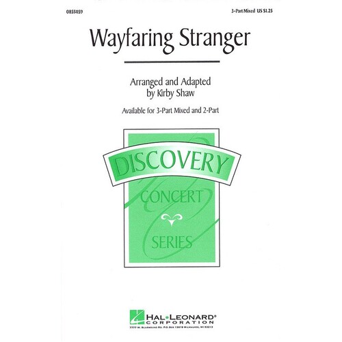 Wayfaring Stranger 3 Pt Mixed Shaw