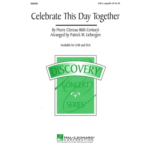Celebrate This Day Together SAB (Octavo)
