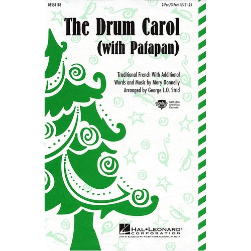 Drum Carol 3 Pt Mixed Arr Strid (Octavo)