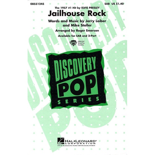 Jailhouse Rock SAB Arr Emerson (Octavo)
