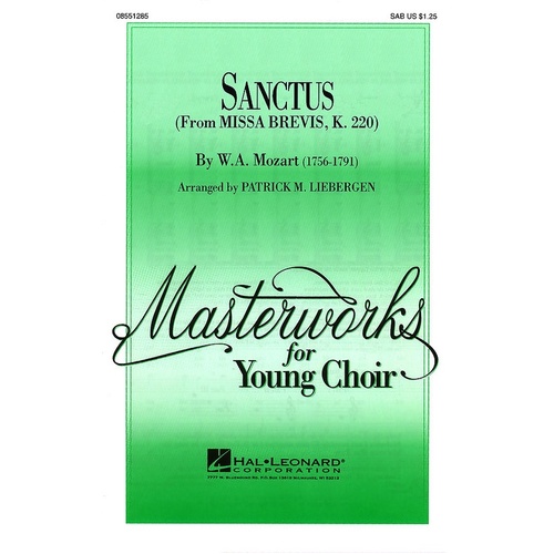 Sanctus From Missa Brevis SAB (Pod) (Octavo)