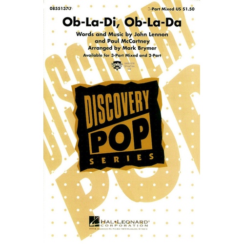 Ob La Di Ob La Da ShowTrax CD Arr Brymer (CD Only)