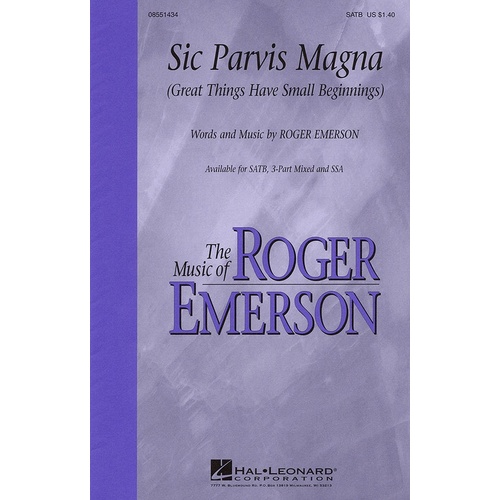 Sic Parvis Magna SATB (Octavo)