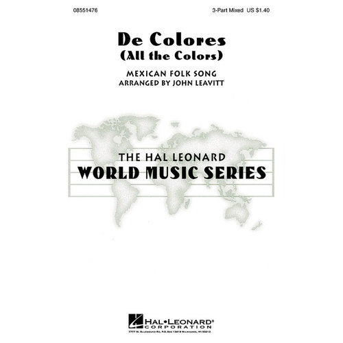 De Colores 2Pt (Octavo)