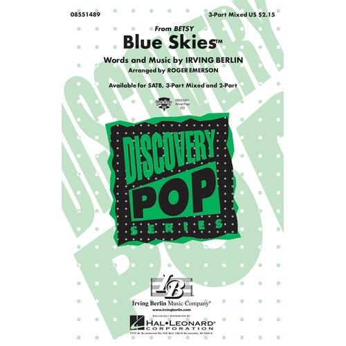 Blue Skies ShowTrax CD (CD Only)