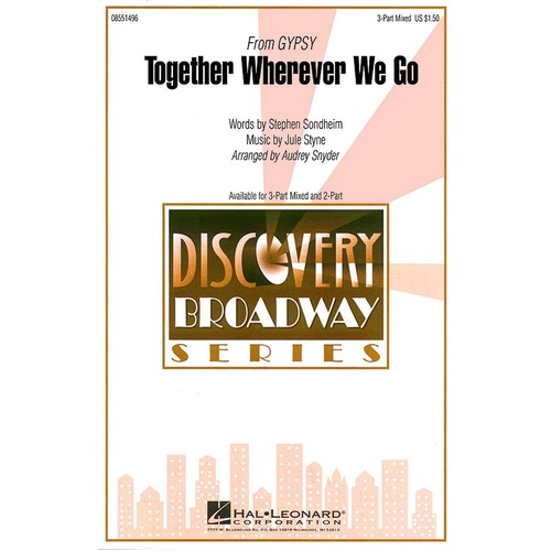 Together Wherever We Go Gypsy ShowTrax CD (CD Only)