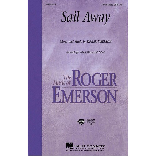 Sail Away ShowTrax CD (CD Only)