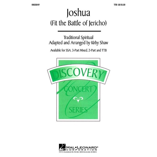 Joshua Fit The Battle Of Jericho TTB (Octavo)