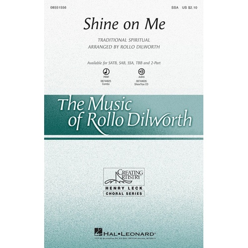 Shine On Me SSA (Octavo)