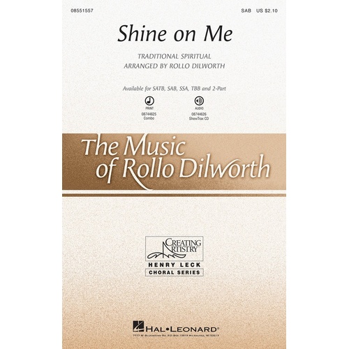 Shine On Me SAB (Octavo)