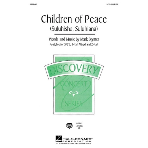 Children Of Peace (Suluhisha - Suluhiana) CD (CD Only)