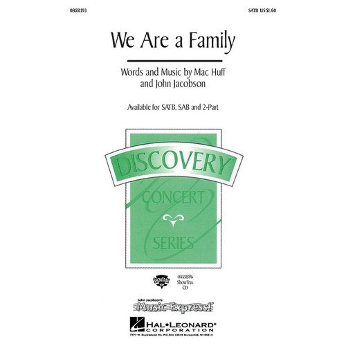 We Are A Family (CD Only)