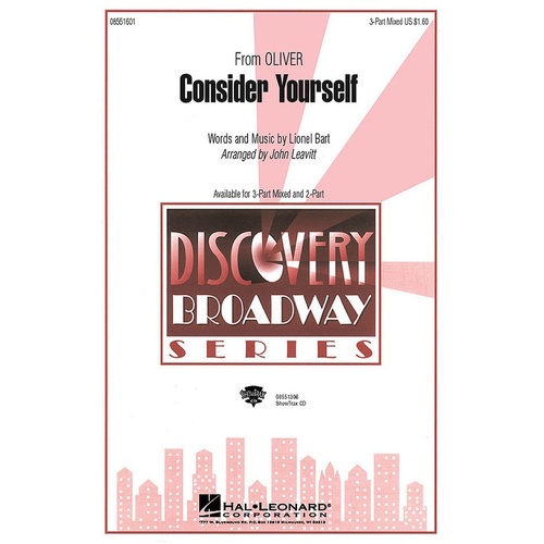 Consider Yourself From Oliver (CD Only)