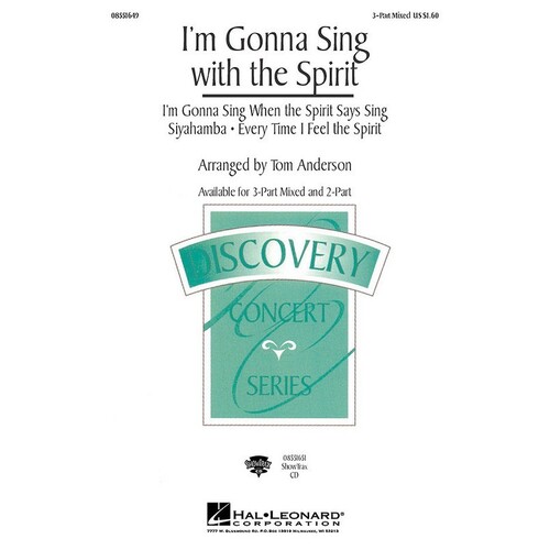 Im Gonna Sing With The Spirit 3Pt Mixed (Octavo)