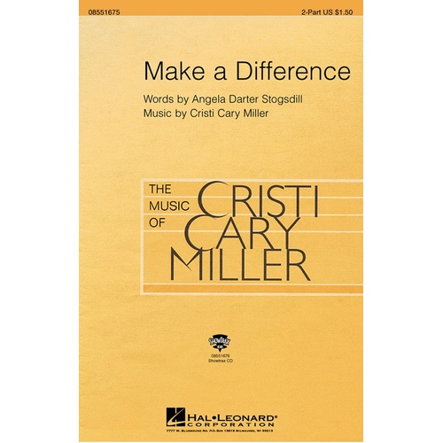 Make A Difference 2Pt (Octavo)