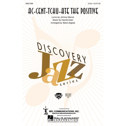 Ac-Cent-Tchu-Ate The Positive 2Pt (Octavo)
